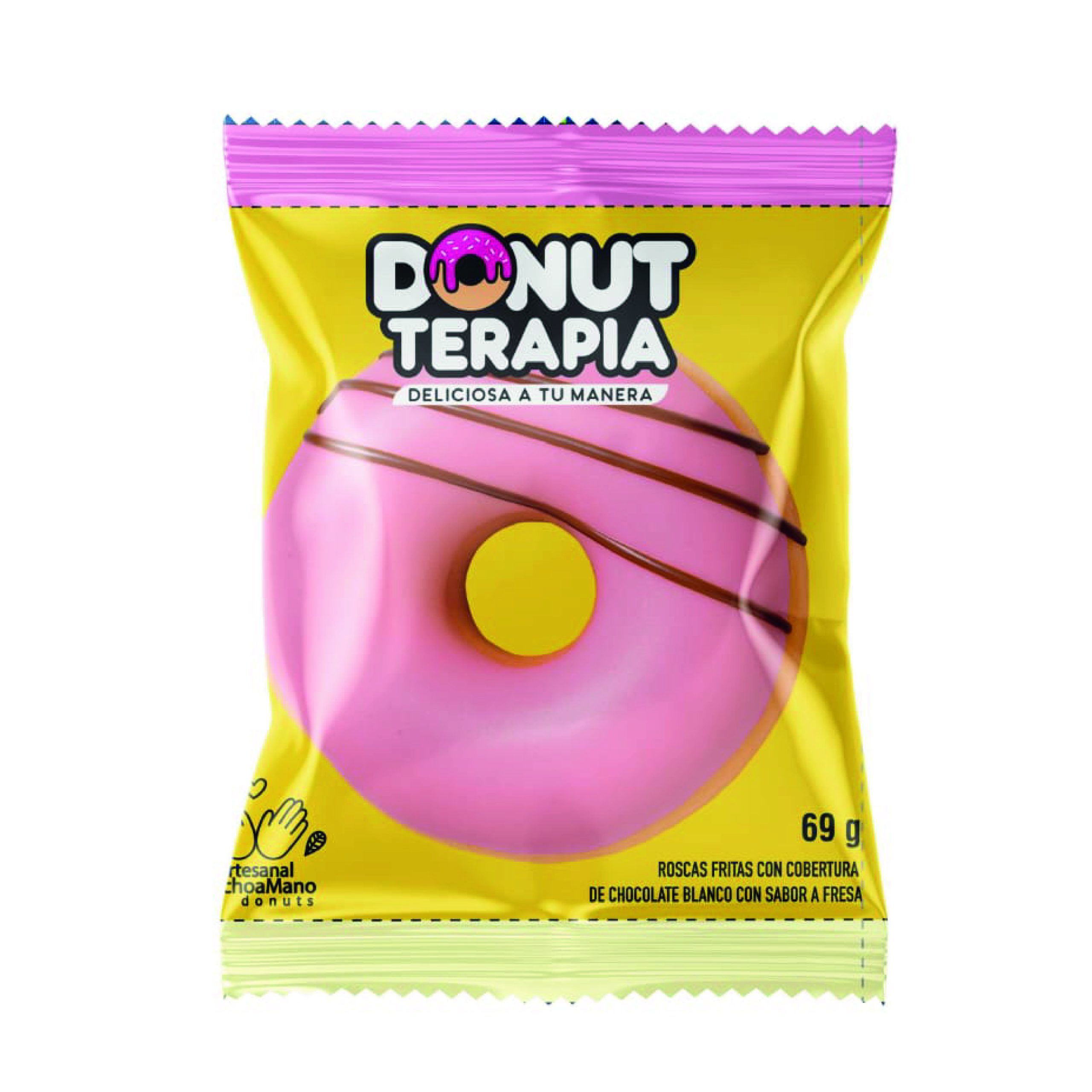 Donut Terapia Chocolate Rosado - 69 gr
